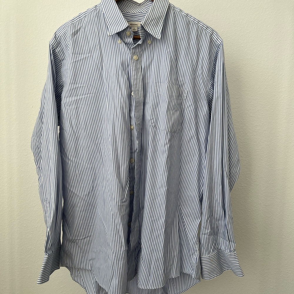Merano Blue Striped Shirt